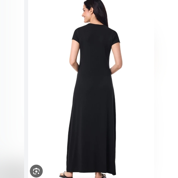 Andree By Unit Black Maxi Dress LG - Picture 2 of 6